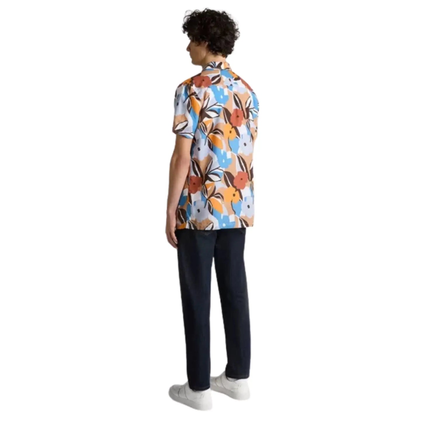 Buy Remus Uomo Abstract Print Short-Sleeve Shirt - Multi | Short-Sleeved Polo Shirtss at Woven Durham