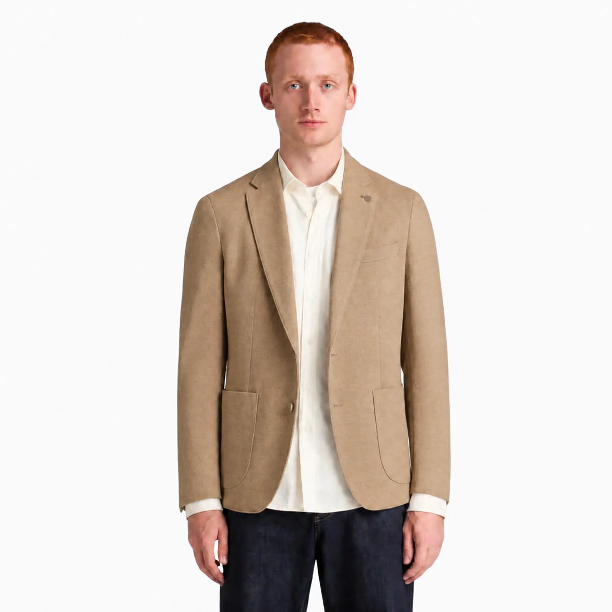 Buy Remus Uomo Beige Antoni Wool Blazer | Blazerss at Woven Durham