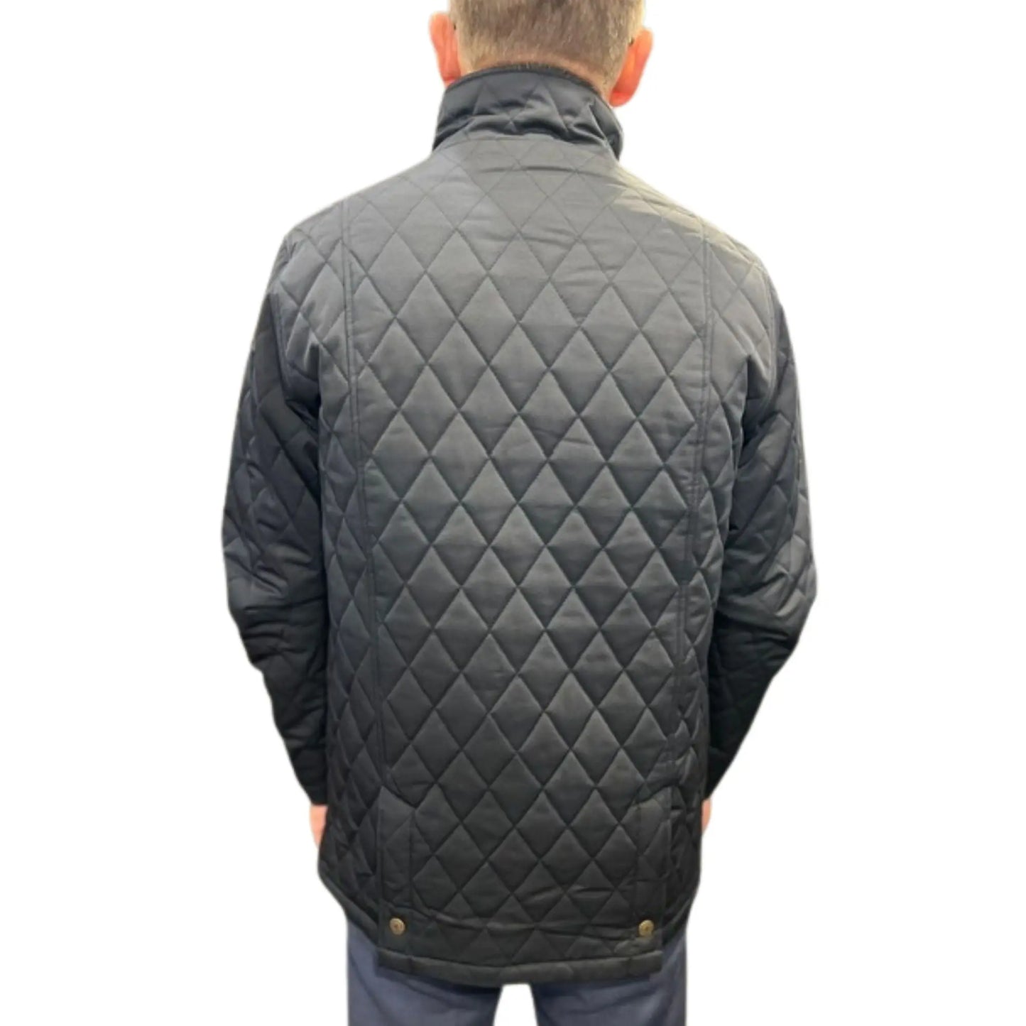 Buy Gabicci Vintage Beltram Padded Coat - Navy | Coatss at Woven Durham