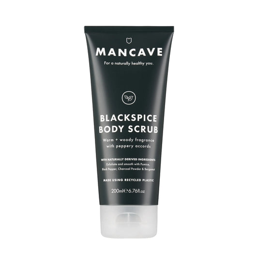 Buy ManCave Blackspice Body Scrub 200ml: 200ml | s at Woven Durham