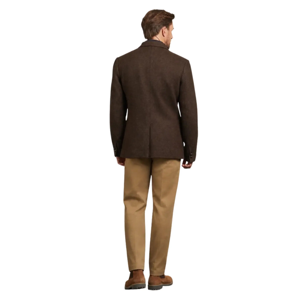Buy Guards London Brown Lawrence Tweed Heritage Wool Blazer | Mac's & Trench Coatss at Woven Durham