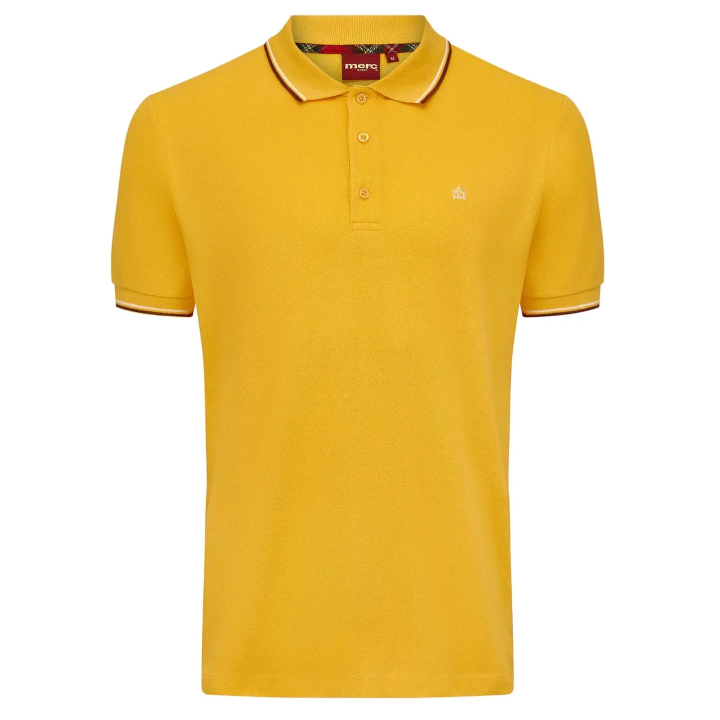 Buy Merc London Card Polo Shirt - Ochre | Short-Sleeved Polo Shirtss at Woven Durham