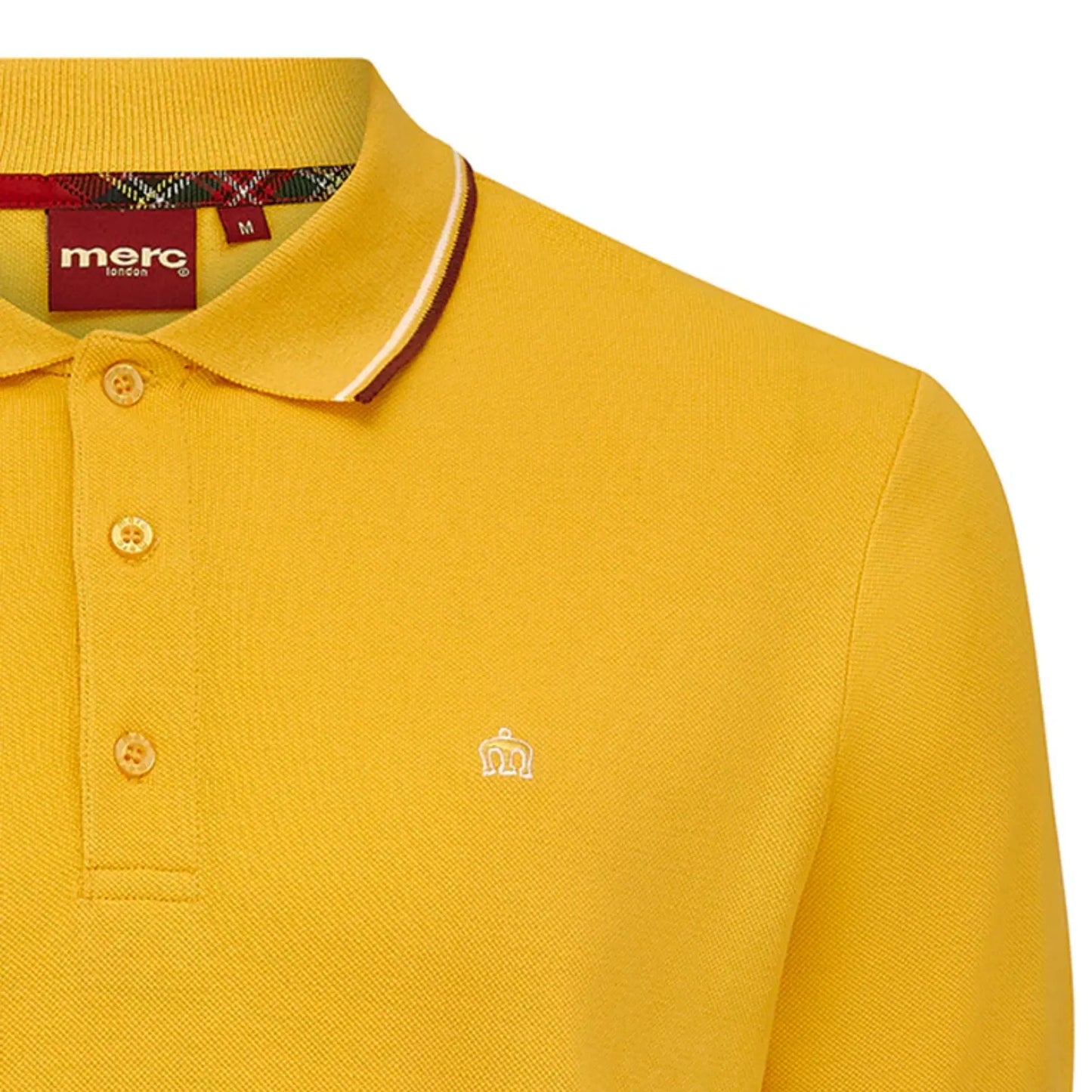 Buy Merc London Card Polo Shirt - Ochre | Short-Sleeved Polo Shirtss at Woven Durham