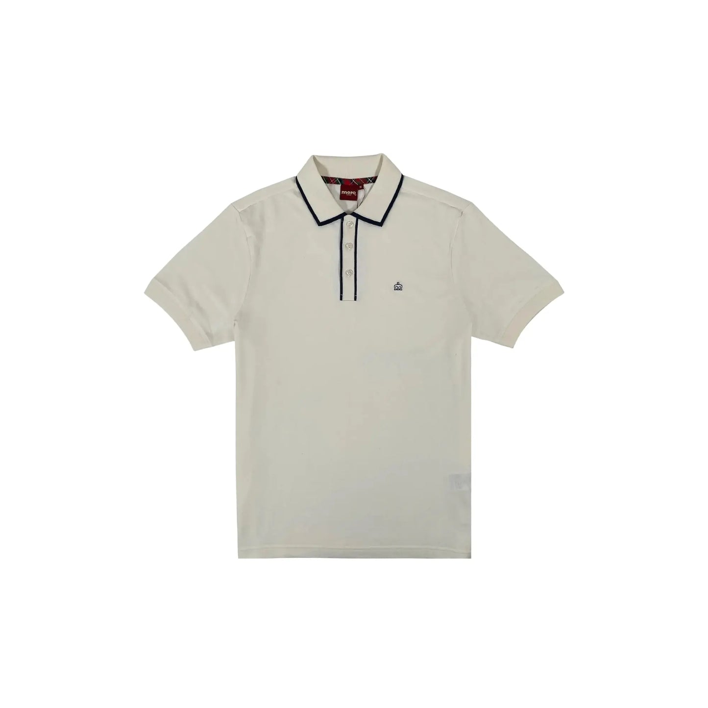 Buy Merc London Caryl Polo - Vanilla | Short-Sleeved Polo Shirtss at Woven Durham