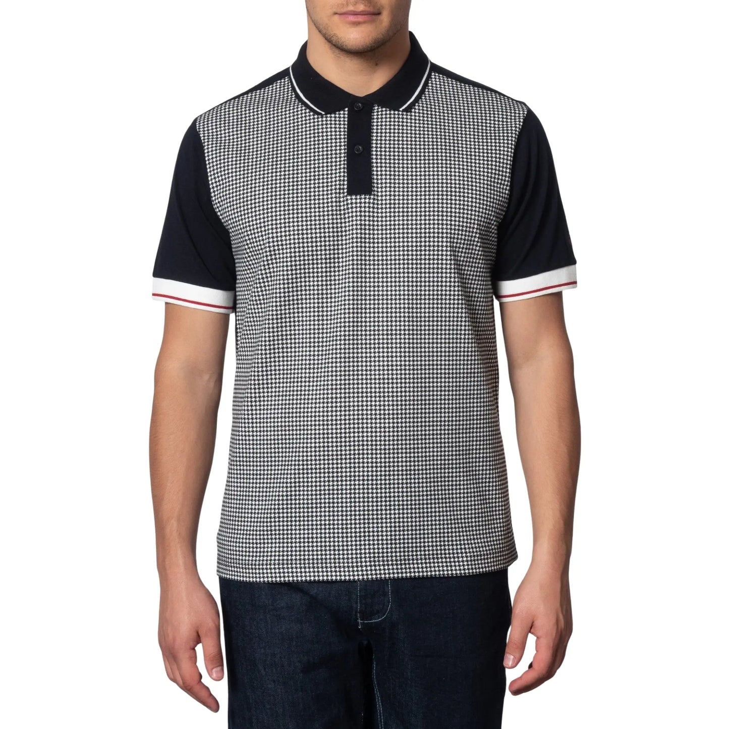Buy Merc London Corona Polo - Black | Short-Sleeved Polo Shirtss at Woven Durham