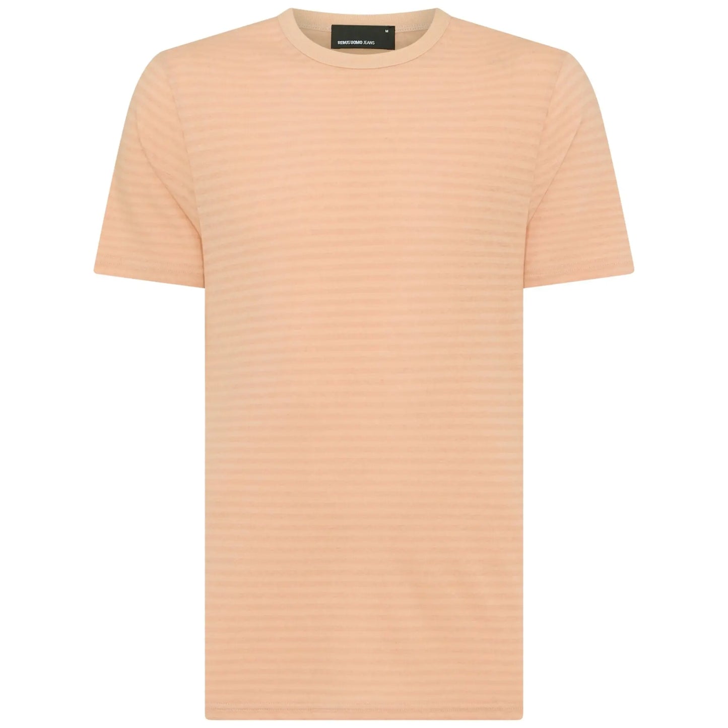 Buy Remus Uomo Crew Neck Stripe T-Shirt - Pink | T-Shirtss at Woven Durham