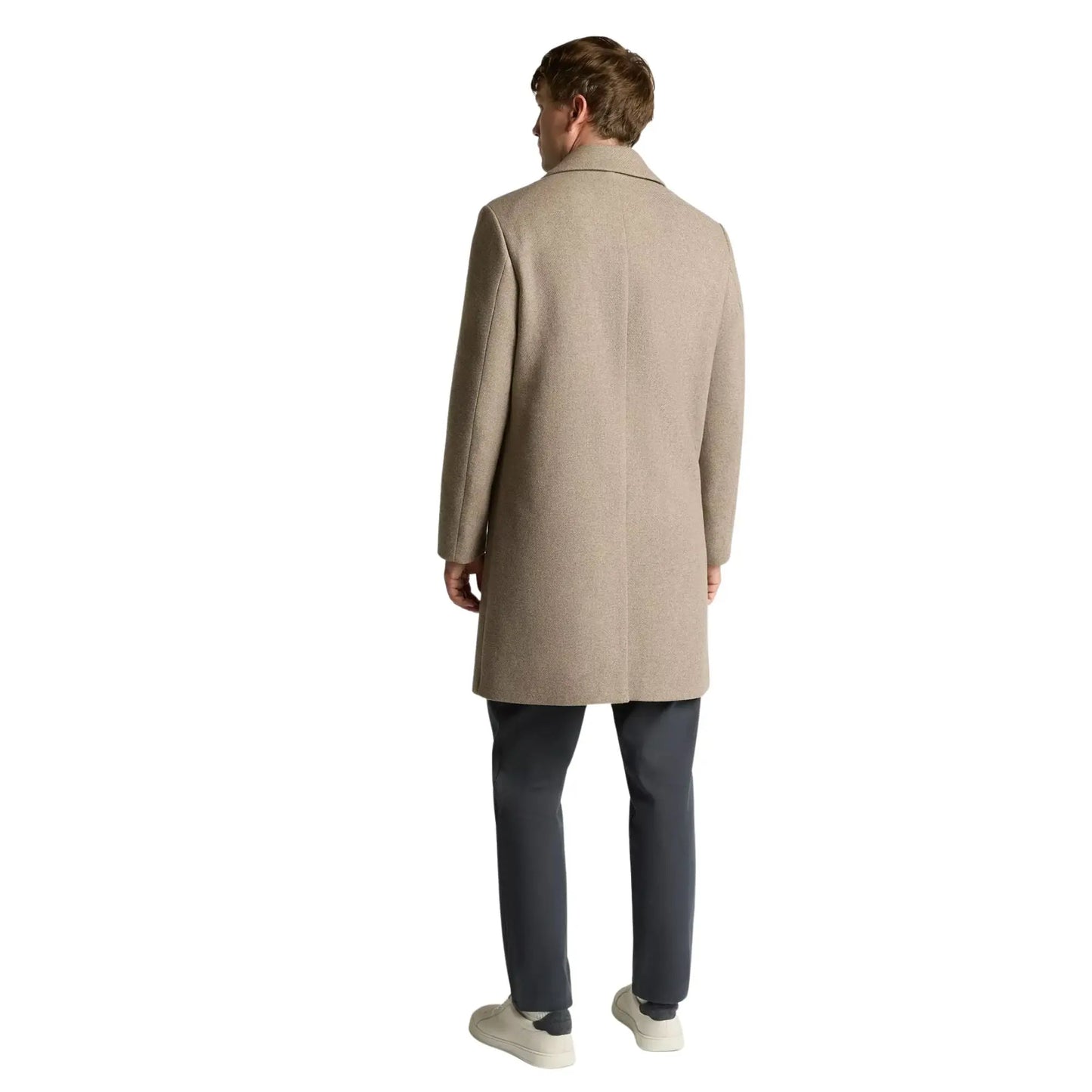 Buy Remus Uomo Dylan Overcoat - Taupe | Overcoatss at Woven Durham