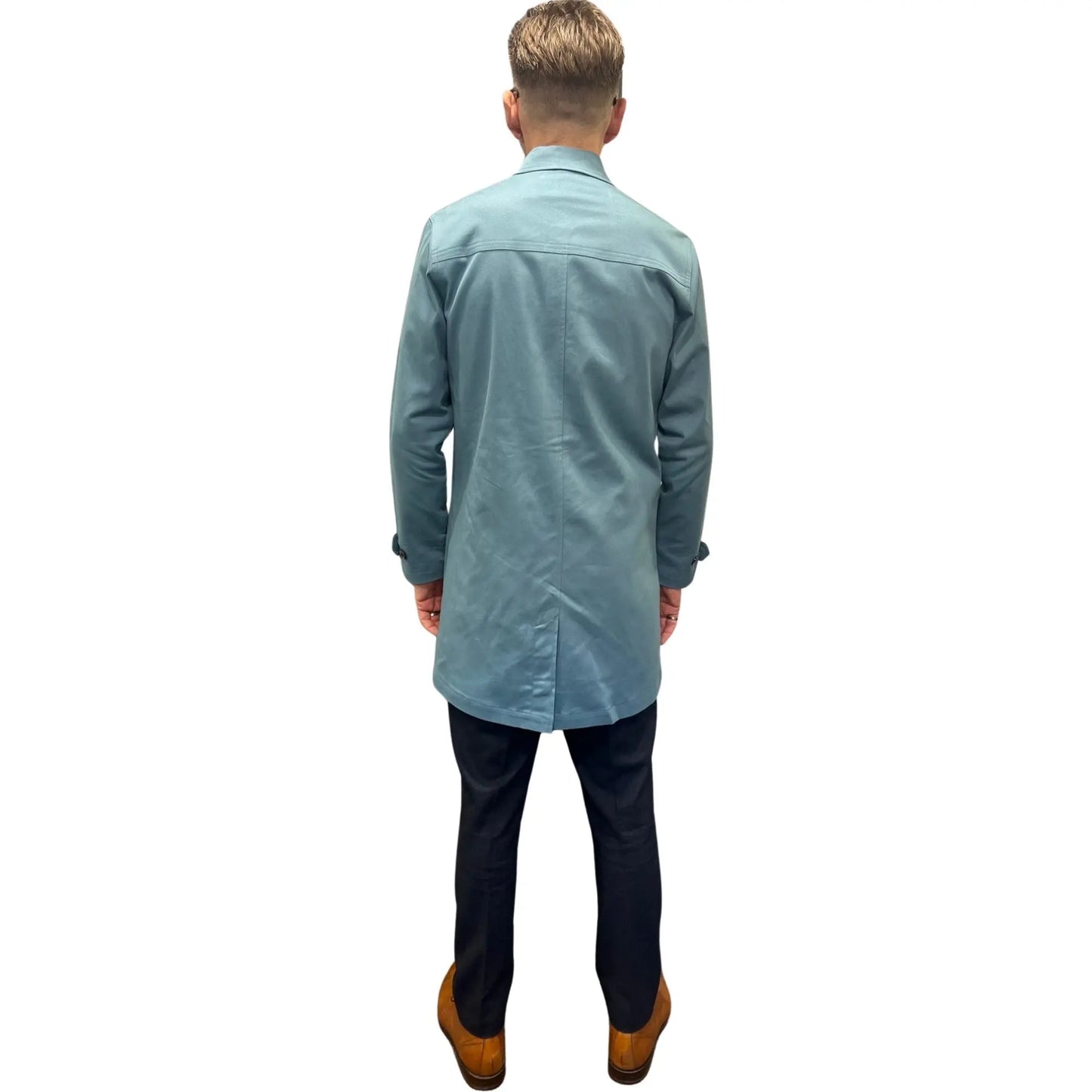 Buy Gabicci Vintage Houghton Mac Coat - Aqua | Coatss at Woven Durham
