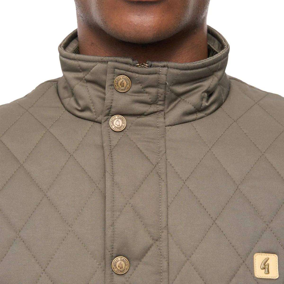 Buy Gabicci Vintage Khaki Beltram Padded Coat | Coatss at Woven Durham