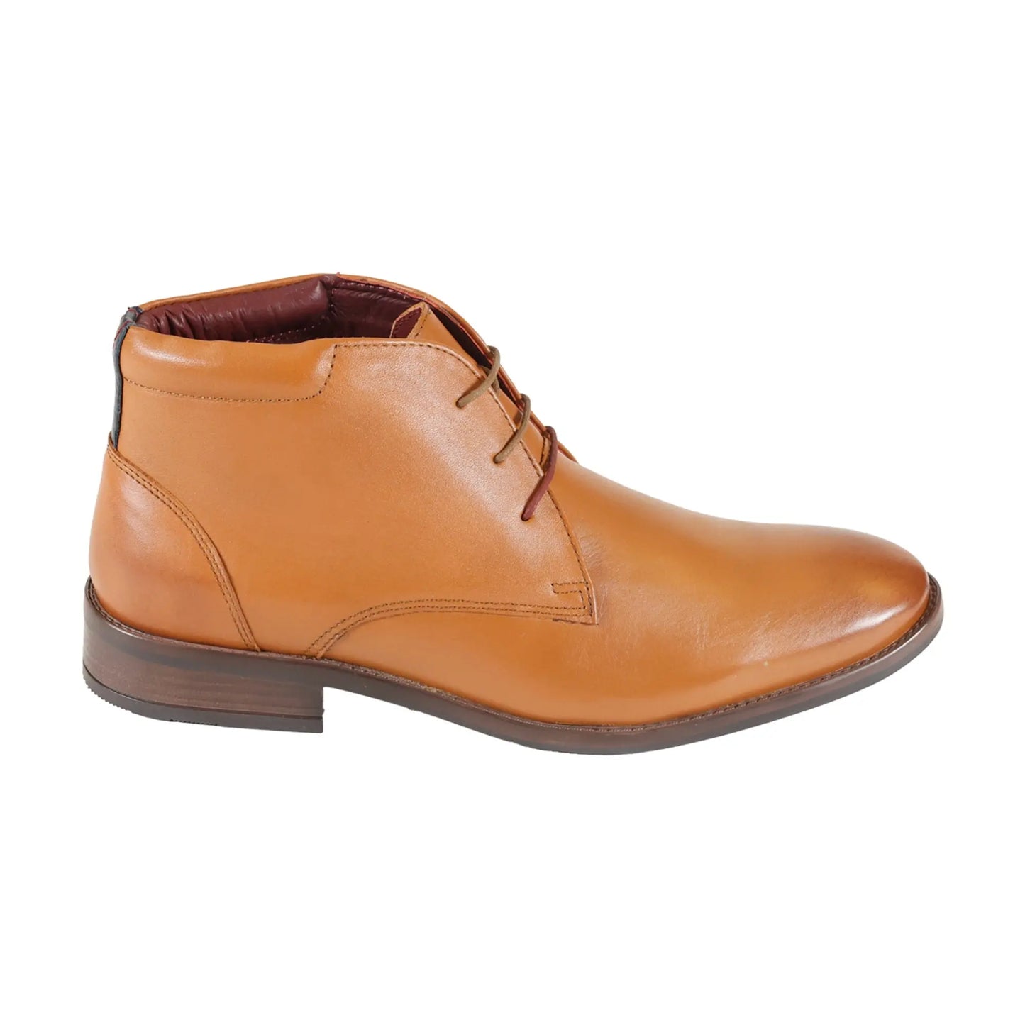 Buy Front Logan Leather Chukka Boots - Tan | Chukka Bootss at Woven Durham