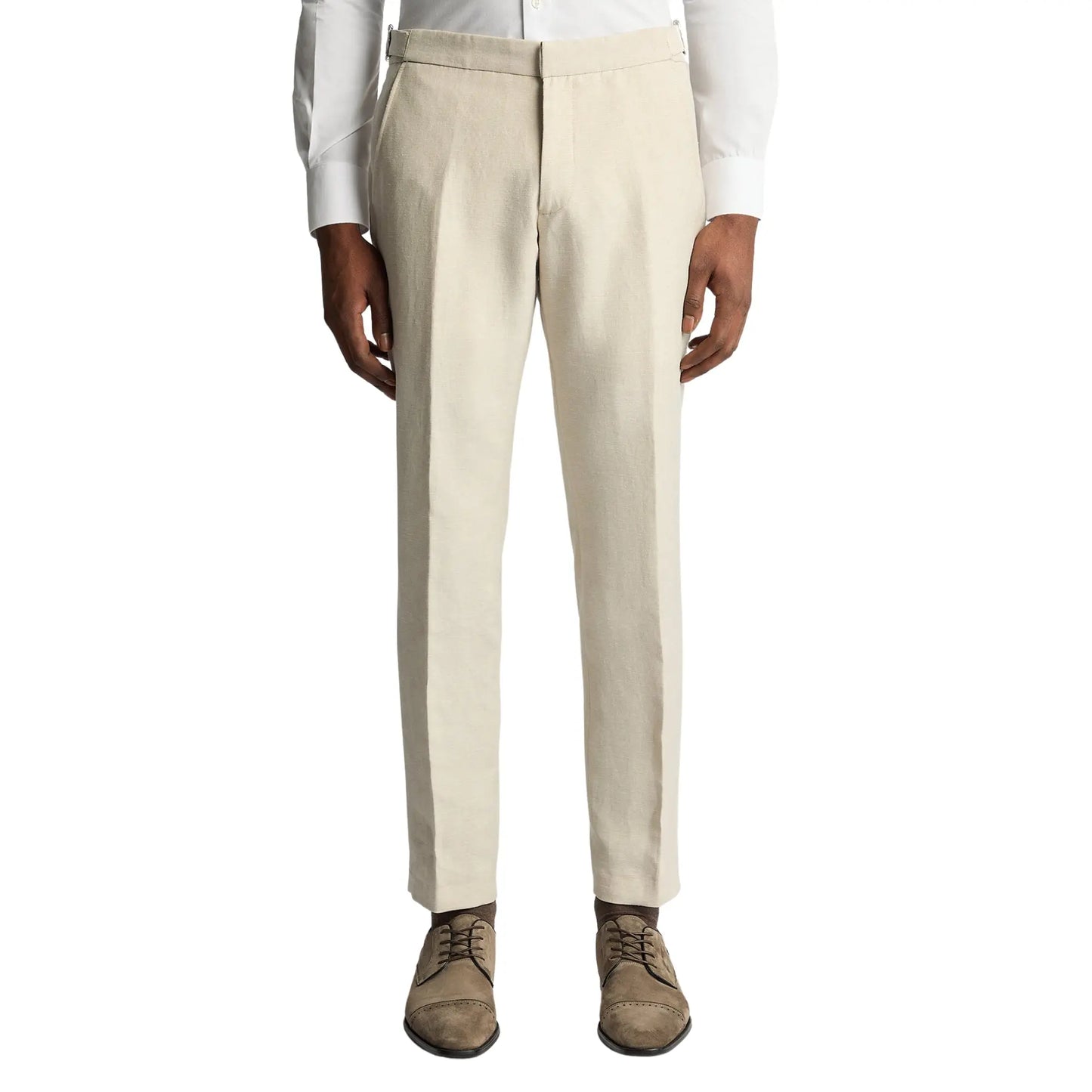 Buy Remus Uomo Massa Suit Trousers - Stone | Suit Trouserss at Woven Durham