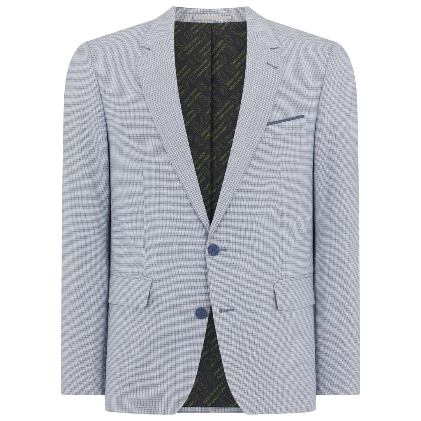 Buy Remus Uomo Matteo Check Suit Jacket - Blue | Suit Jacketss at Woven Durham