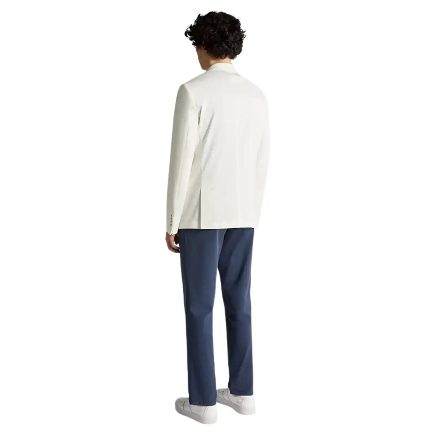 Buy Remus Uomo Montez Double-Breasted Jacket - White | Blazerss at Woven Durham