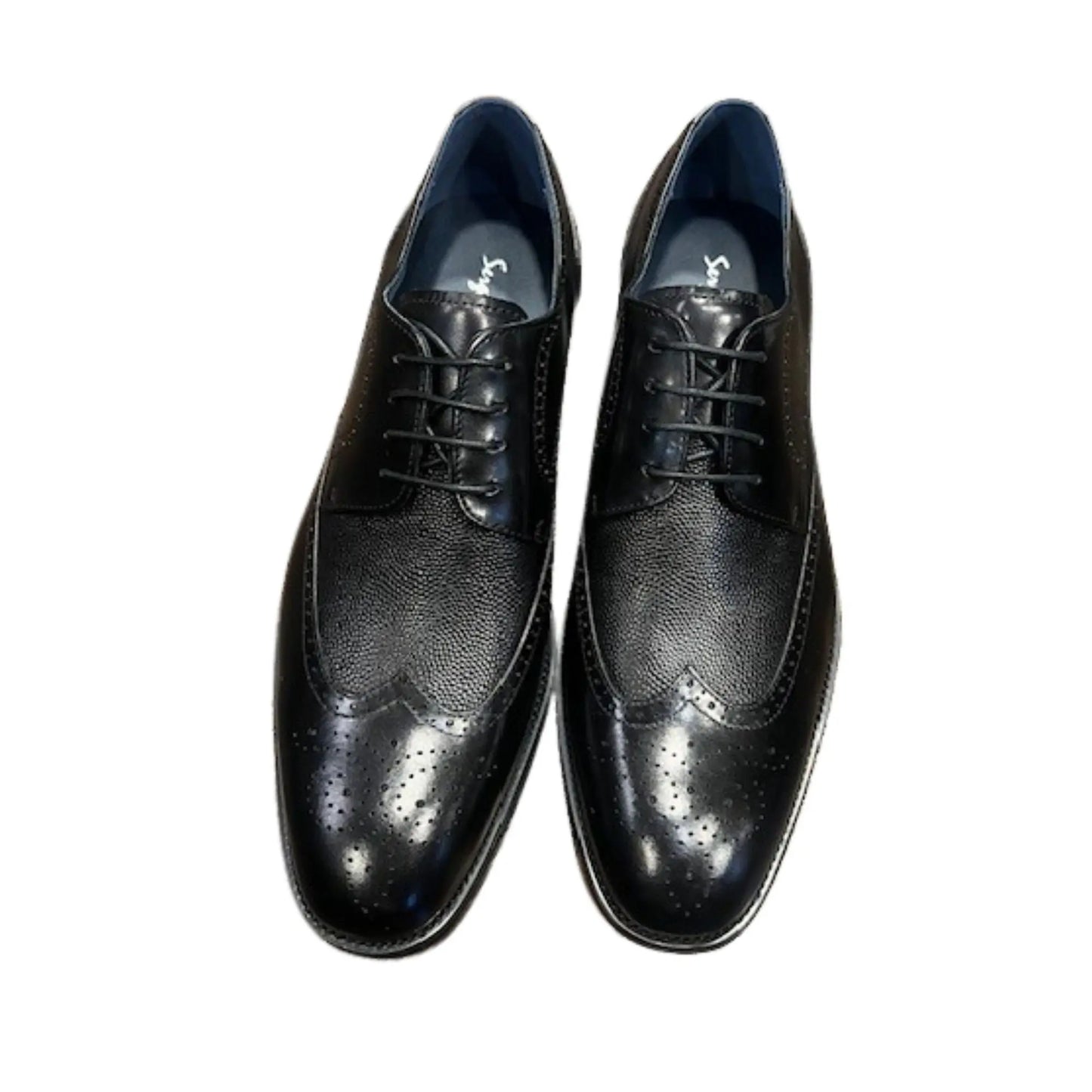 Buy Sergio Duletti Rico Brogues - Black | Brogue Shoess at Woven Durham