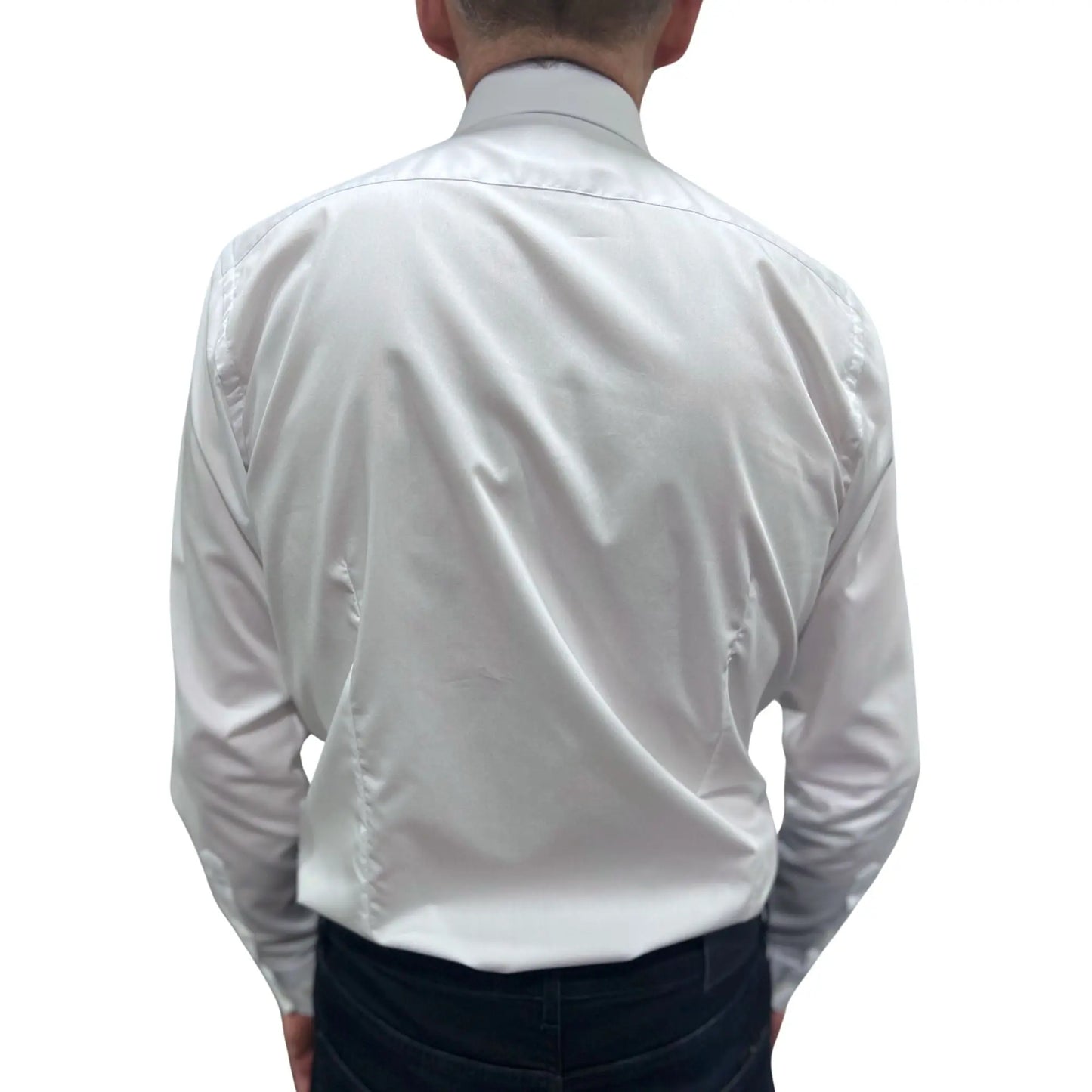 Buy Marnelli Sartoria Sateen Long-Sleeve Shirt - White | Long-Sleeved Shirtss at Woven Durham