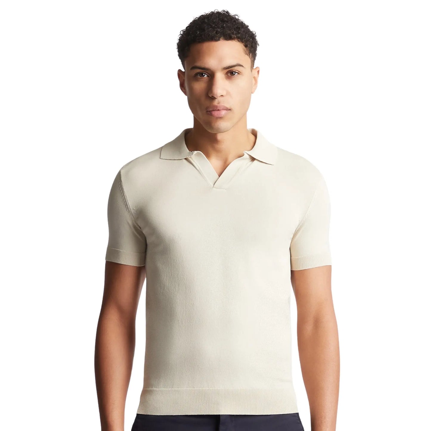 Buy Remus Uomo Short Sleeve Polo Shirt - Cream | Short-Sleeved Polo Shirtss at Woven Durham