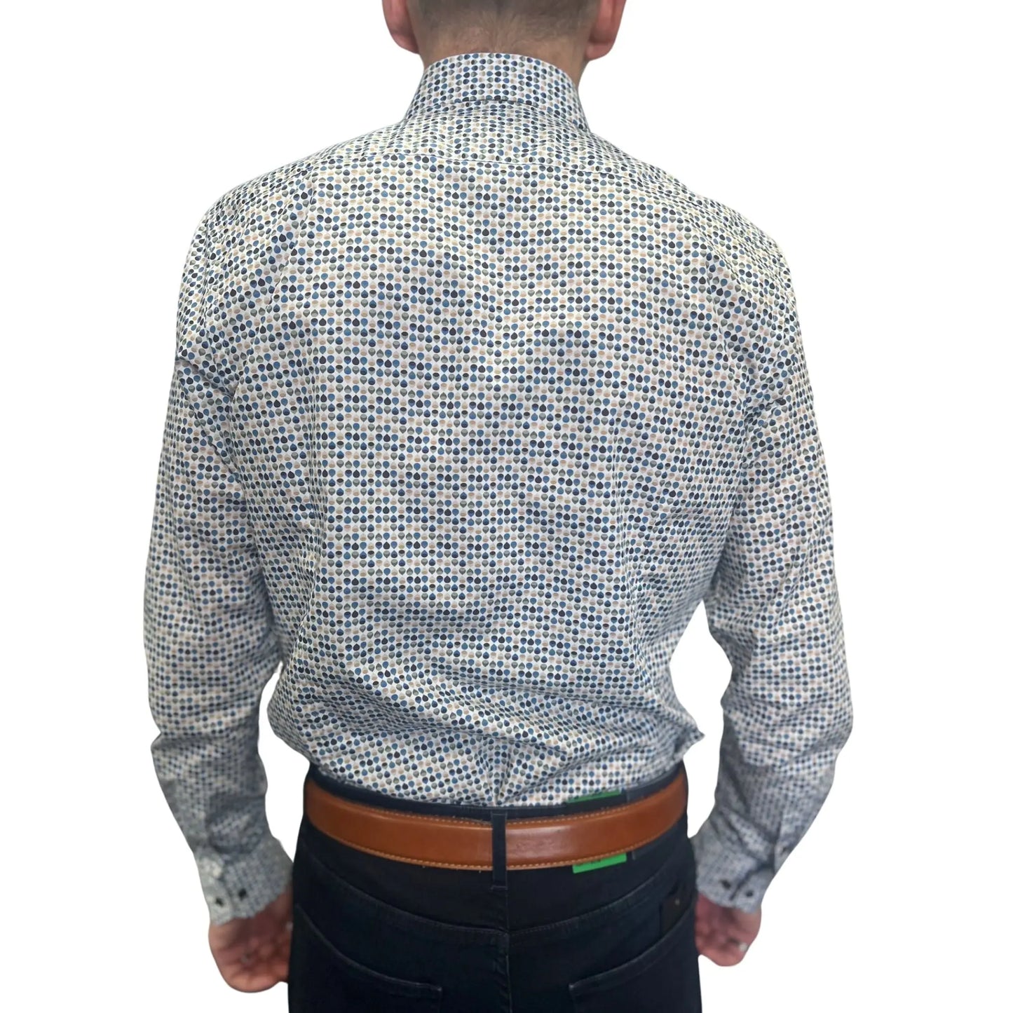 Buy Marnelli Sartoria Tear Drop Long-Sleeve Shirt - Multi | Long-Sleeved Shirtss at Woven Durham