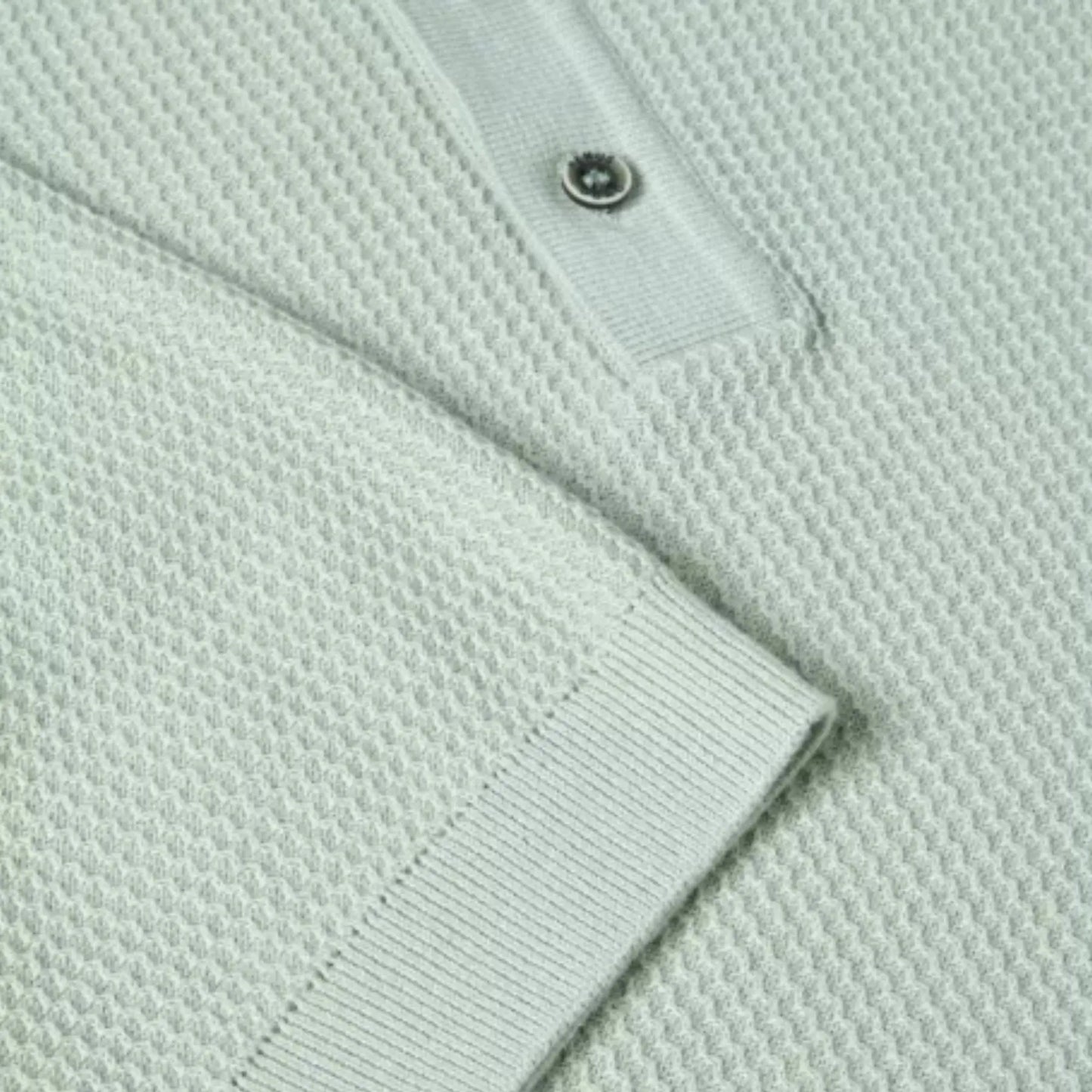 Buy Remus Uomo Textured Short Sleeve Polo - Green | Short-Sleeved Polo Shirtss at Woven Durham