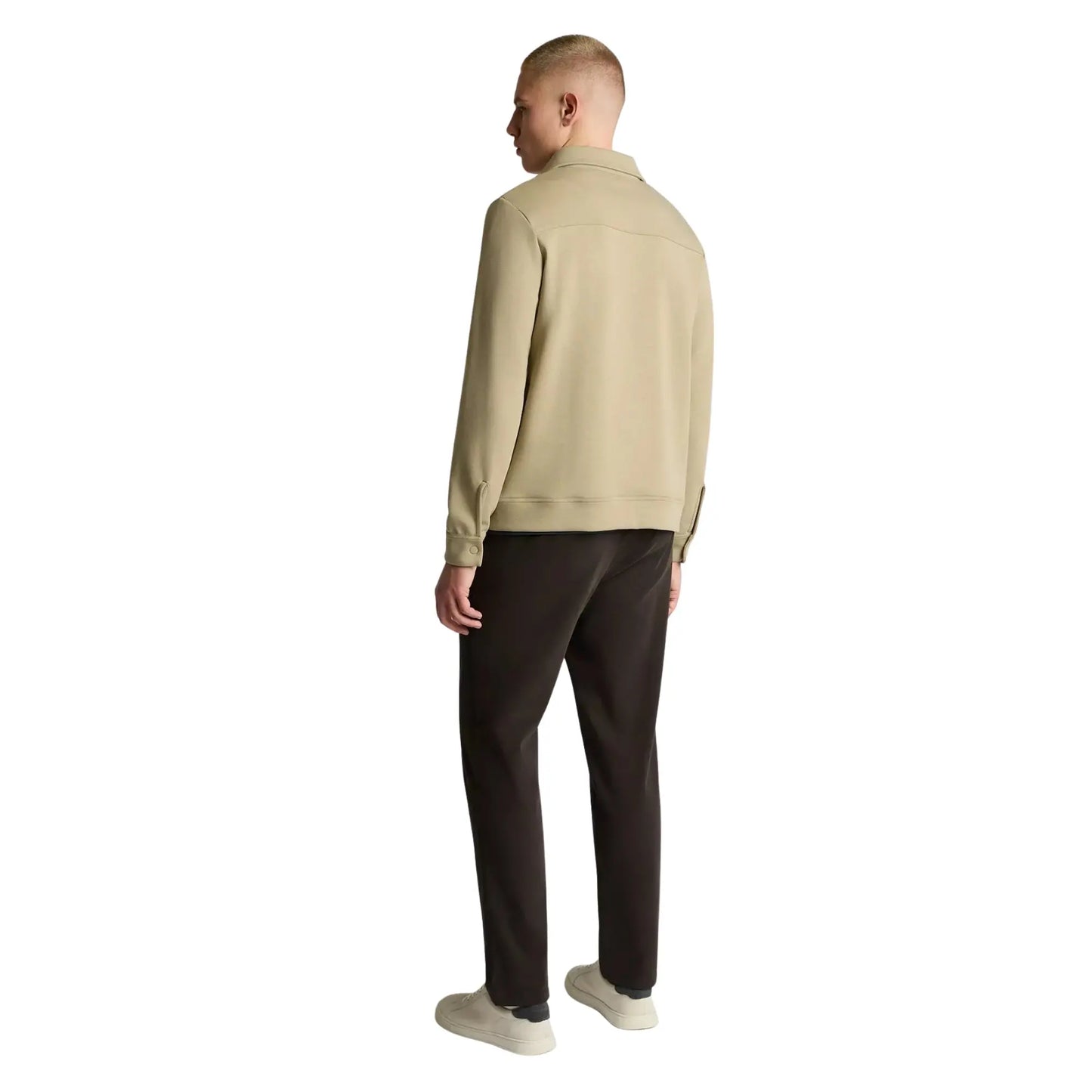 Buy Remus Uomo Zip-Thru Sweater - Beige | Crew-Neck Jumperss at Woven Durham