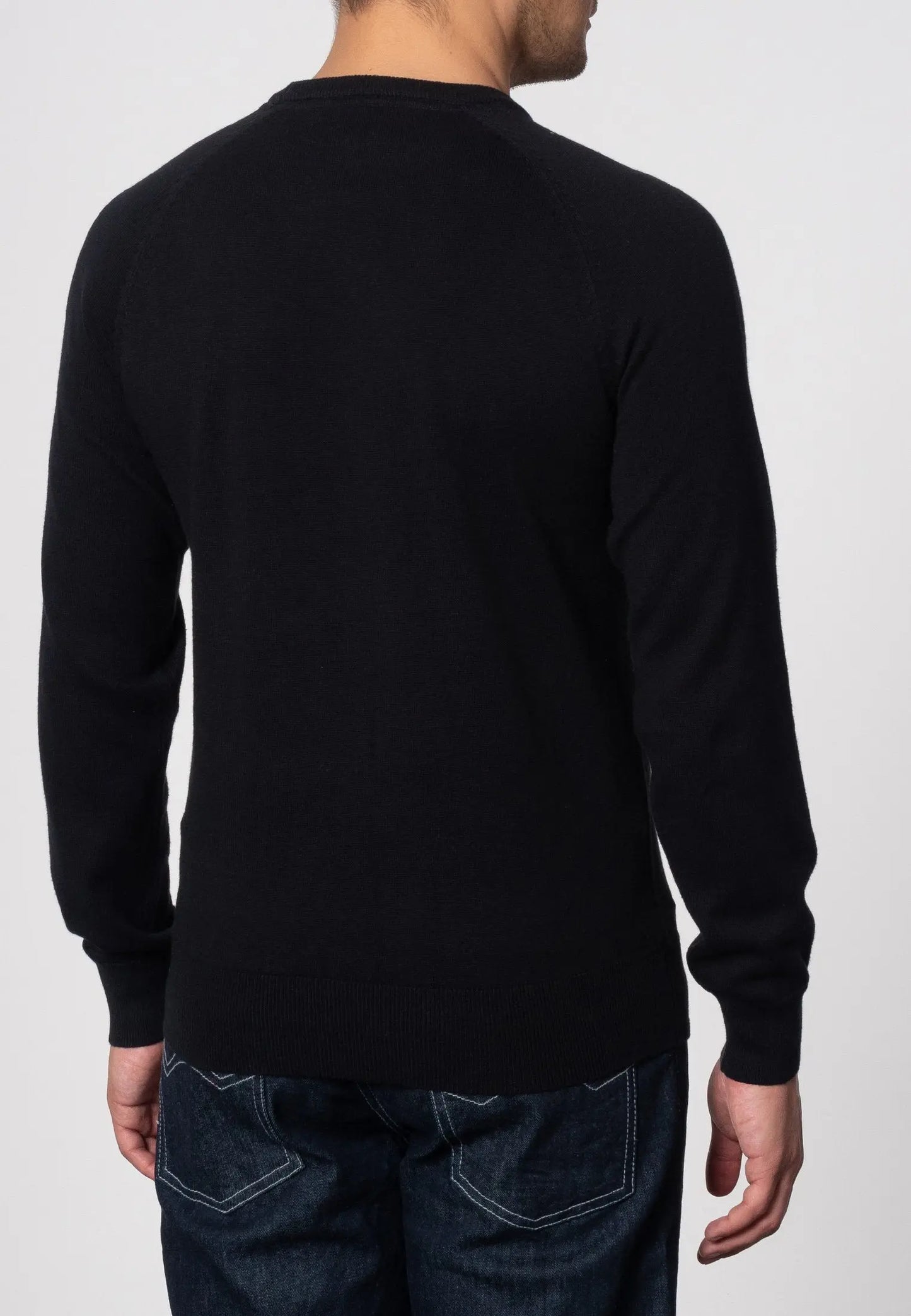 Berty Knit Jumper - Black Merc London