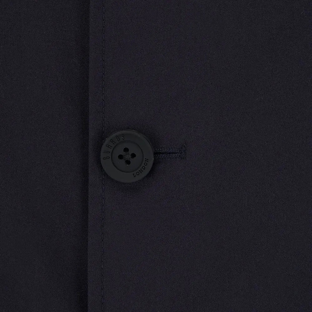 Guards London Montague Reversible Mac - Blue / Navy From Woven Durham