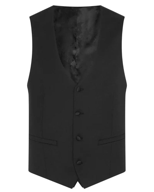 Buy Remus Uomo Rocco Dinner Suit Tuxedo Waistcoat - Black | Suit Waistcoatss at Woven Durham