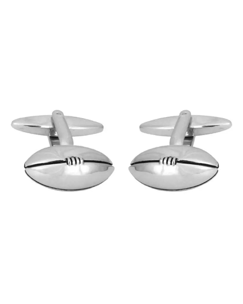 Rugby Cufflinks - Silver Dalaco