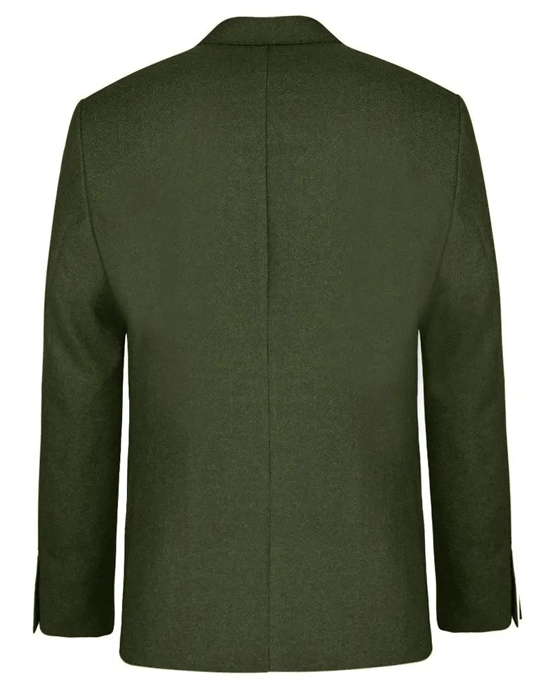 Fratelli Textured Suit Jacket - Green From Woven Durham