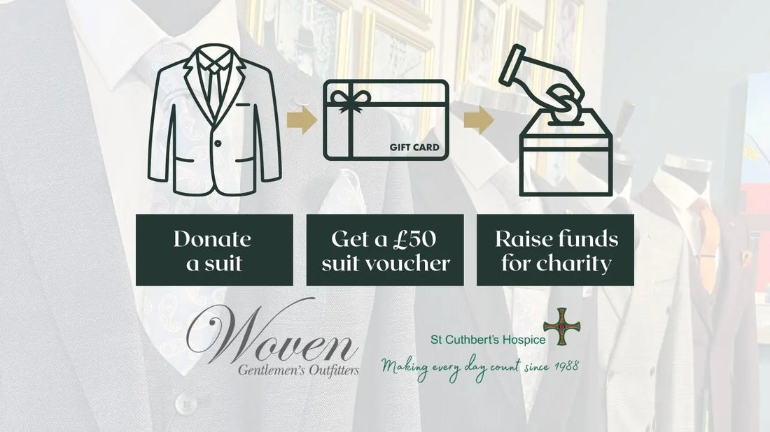 St. Cuthbert's Hospice Suit Recycling Scheme Woven Durham