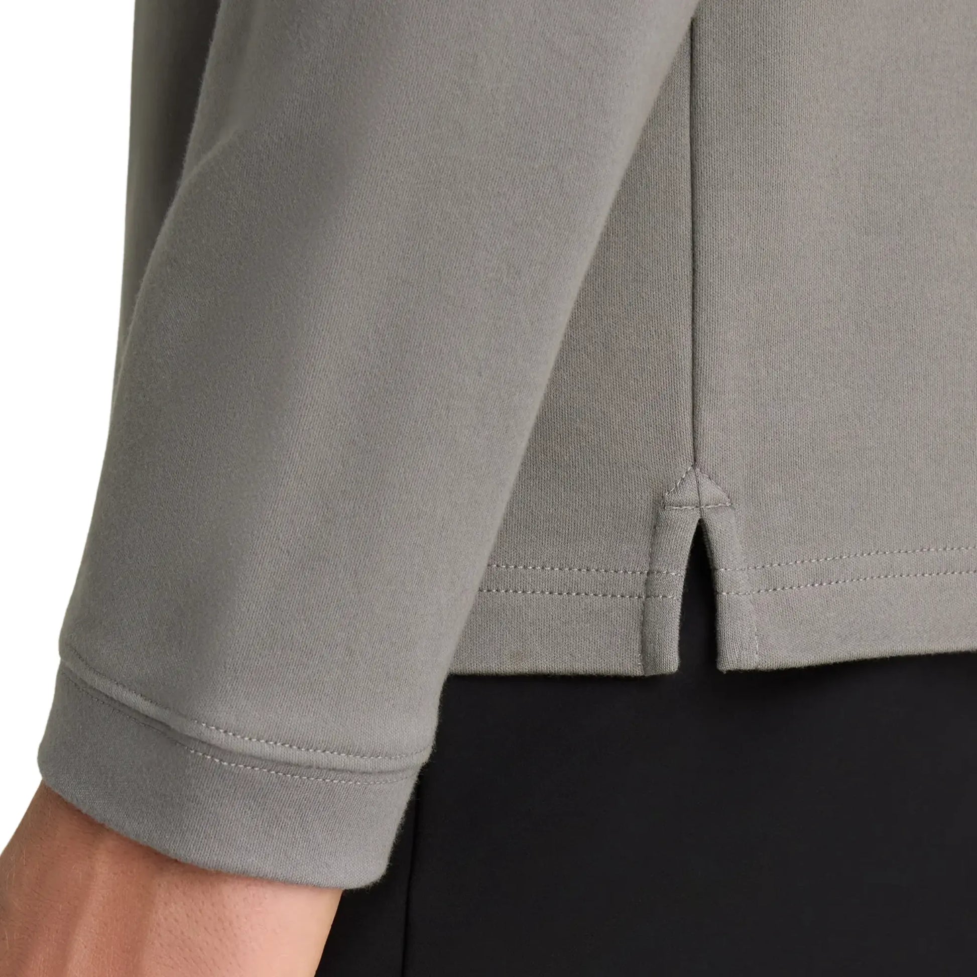 Buy Remus Uomo 3 Button Grey Long Sleeve Polo | Crew-Neck Jumperss at Woven Durham