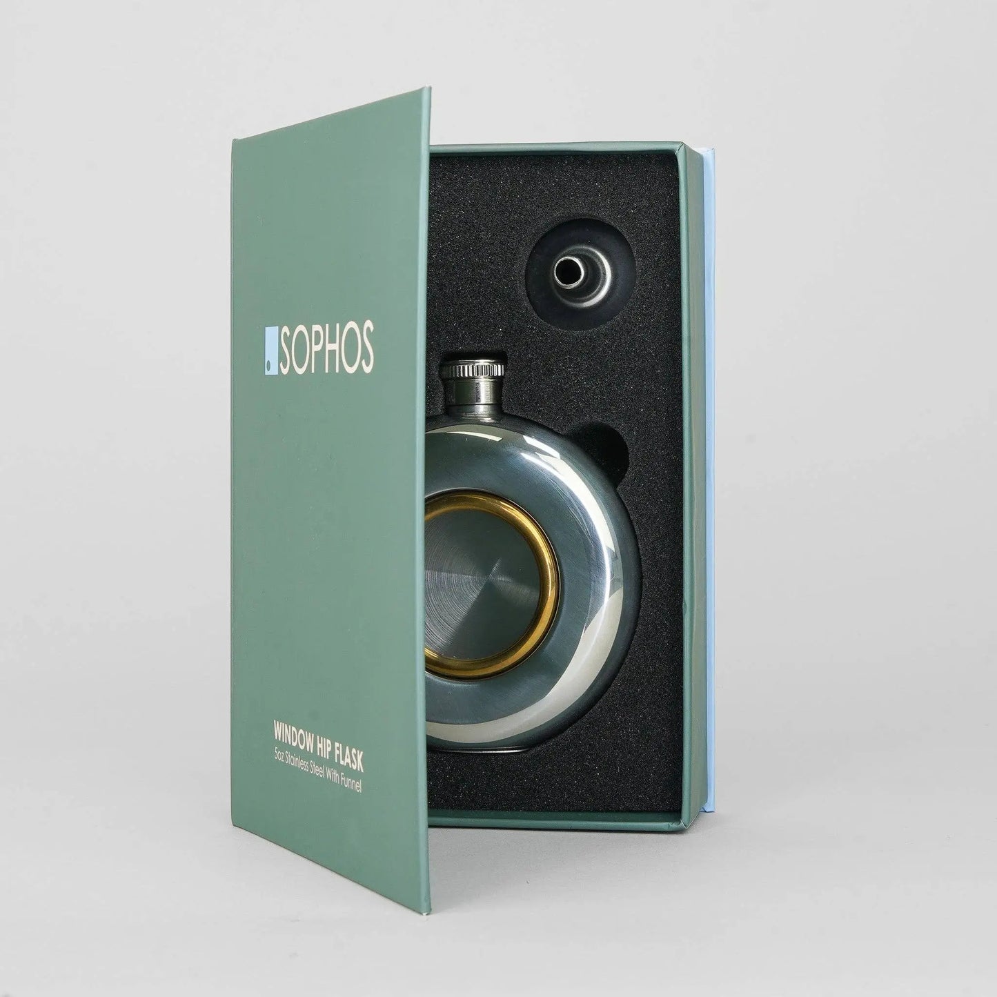 Buy Sophos 5oz Hip Flask with Window | s at Woven Durham