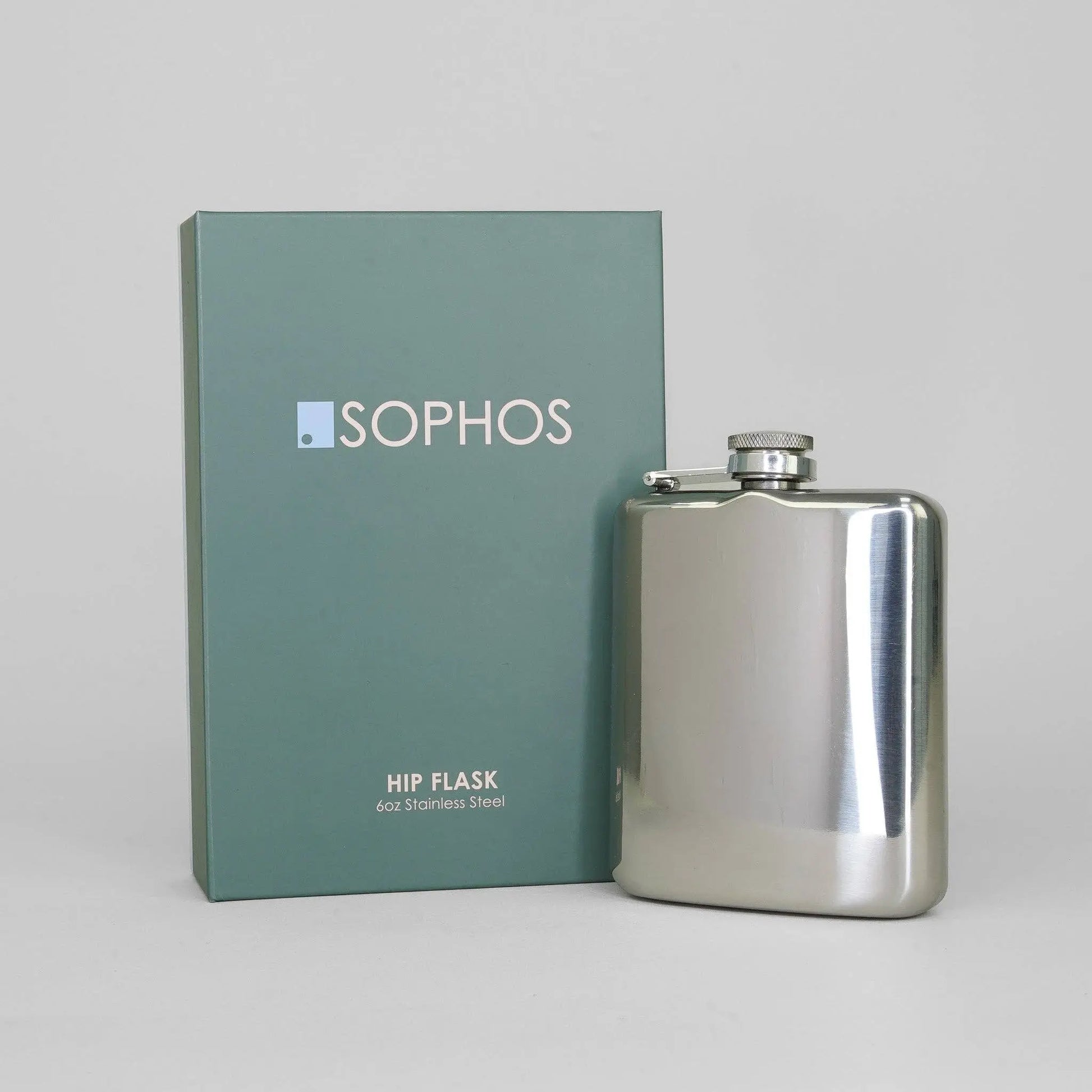 Buy Sophos 6oz Silver Hip Flask | s at Woven Durham