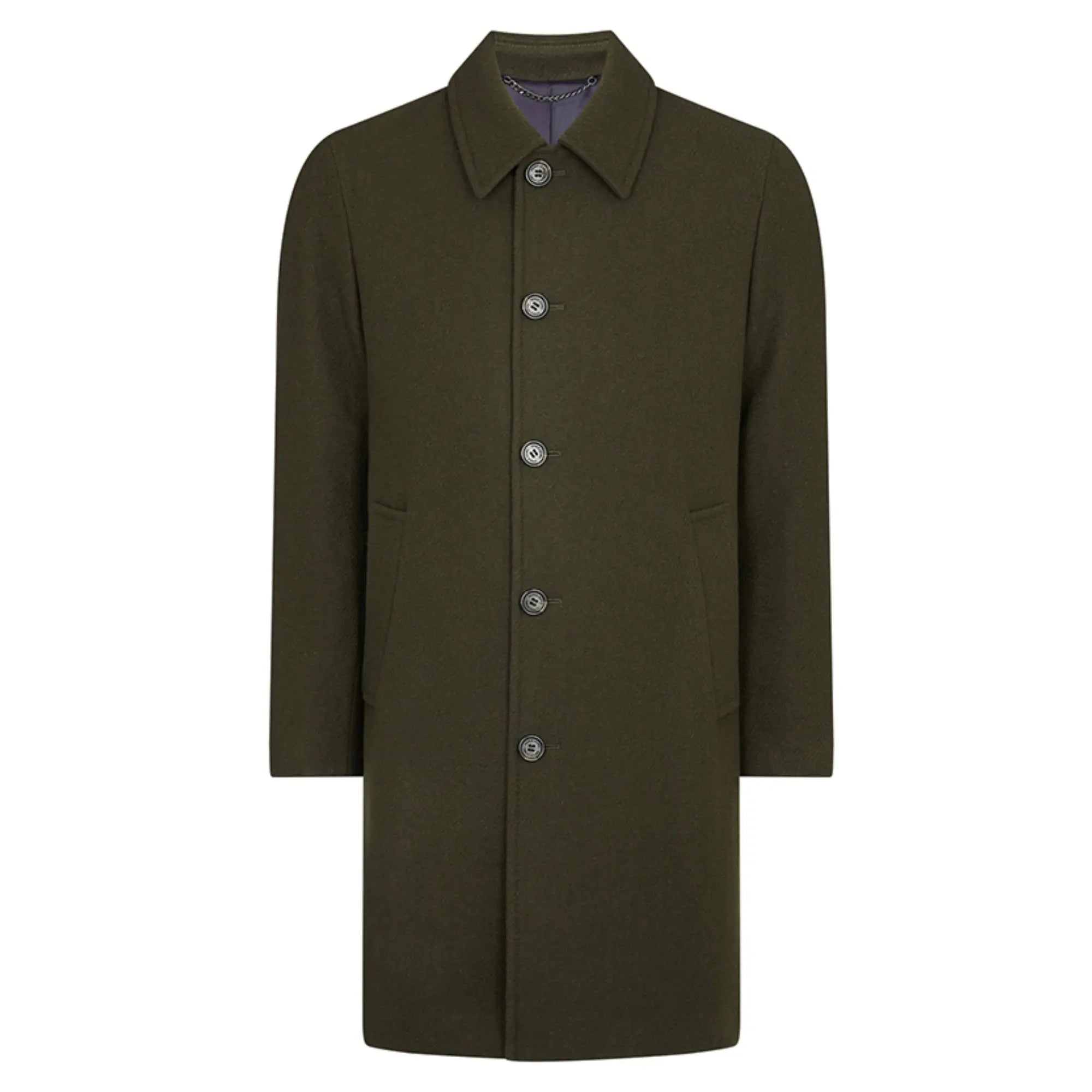 Mens fitted coat clearance uk