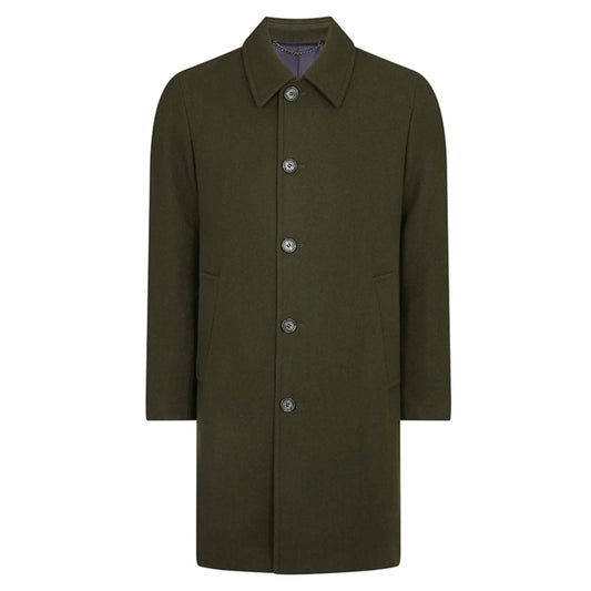 Buy Remus Uomo Aiden Tailored Coat - Green | Overcoatss at Woven Durham
