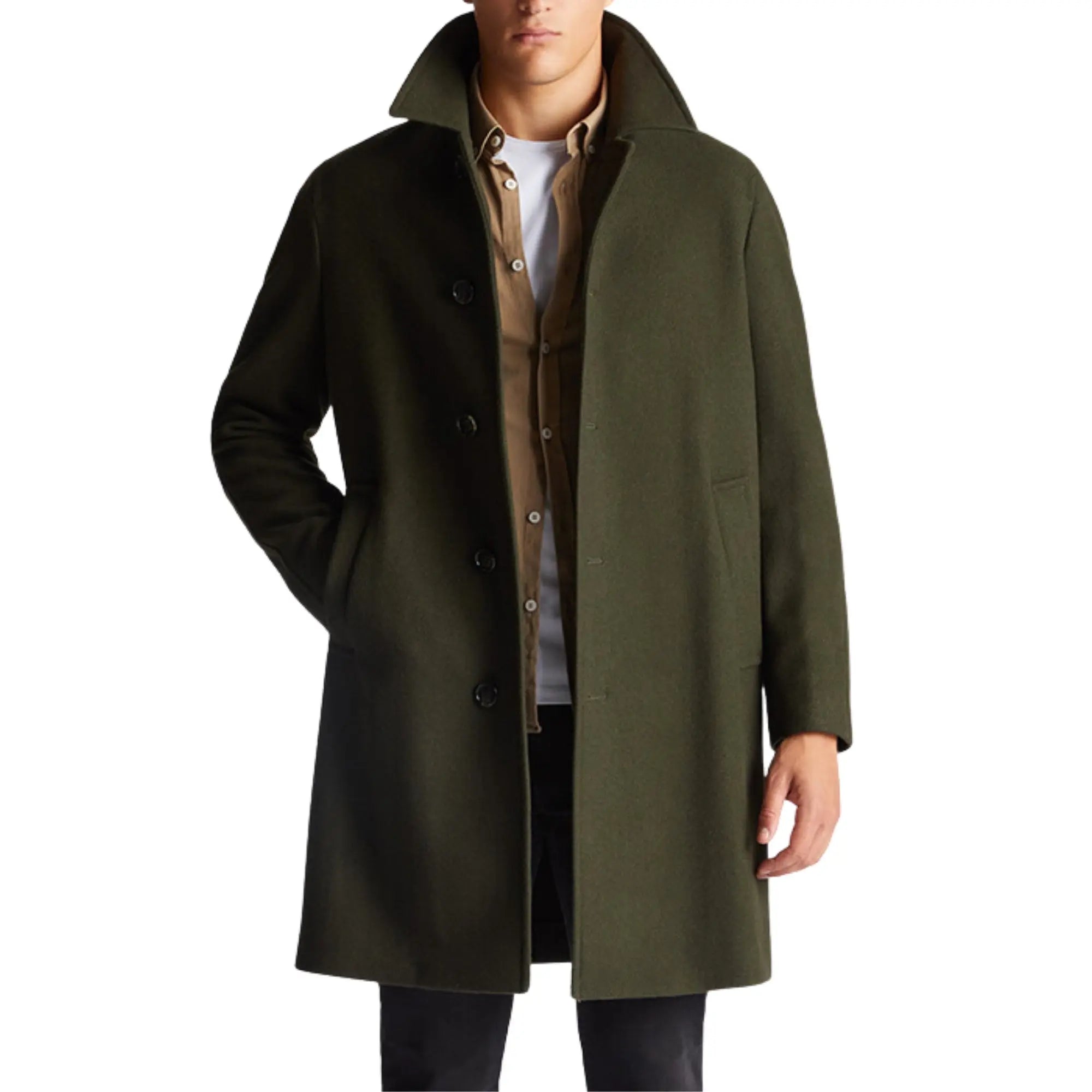 Aiden Tailored Coat - Green