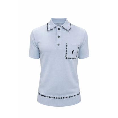 Buy Gabicci Vintage Alexander Polo - Surf | Short-Sleeved Polo Shirtss at Woven Durham