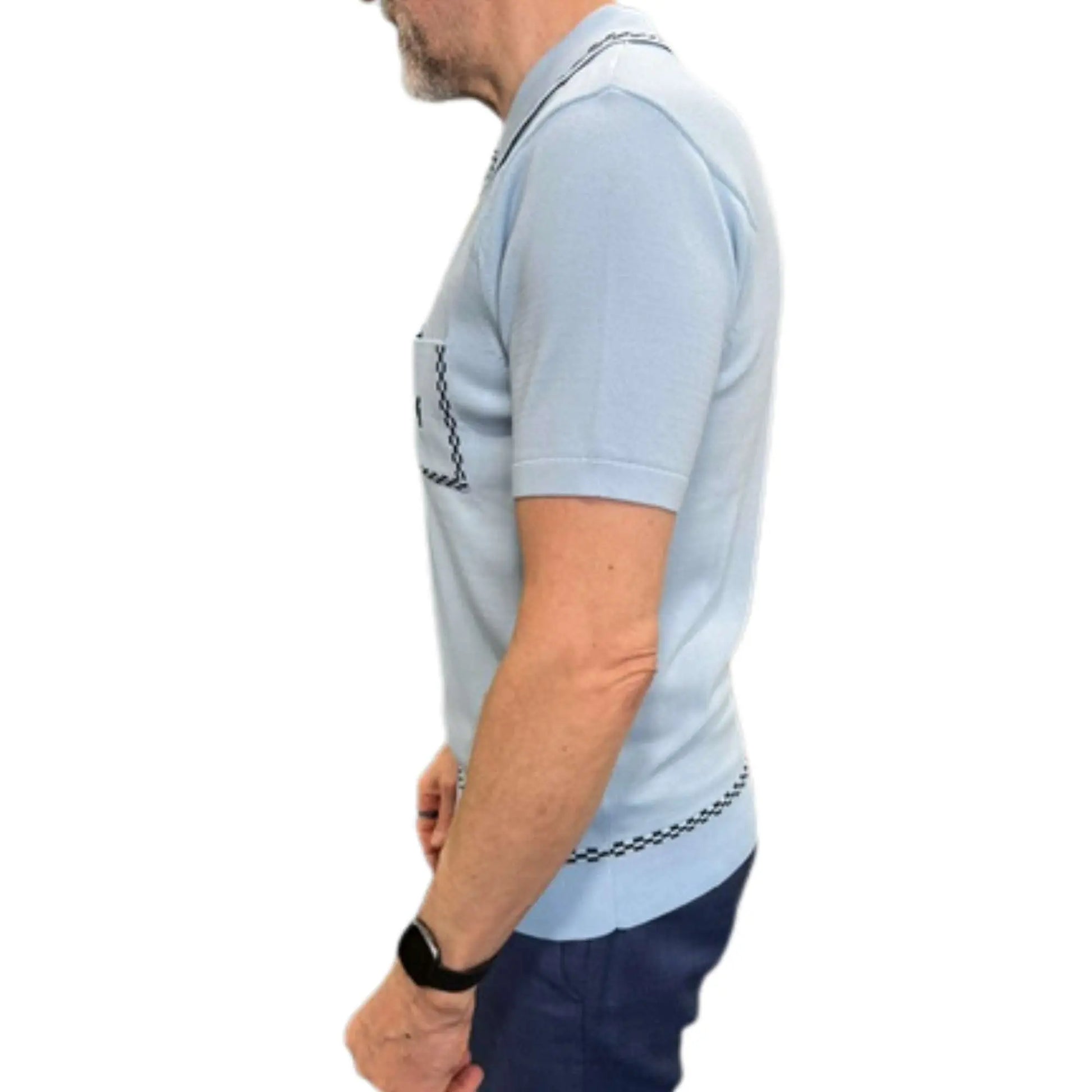 Buy Gabicci Vintage Alexander Polo - Surf | Short-Sleeved Polo Shirtss at Woven Durham