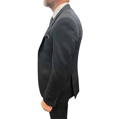 Buy Woven Durham Alfred Brown Wool 3-Piece Suit - Black | Suitss at Woven Durham