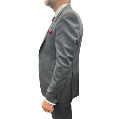 Buy Woven Durham Alfred Brown Wool 3-Piece Suit - Charcoal | Suitss at Woven Durham