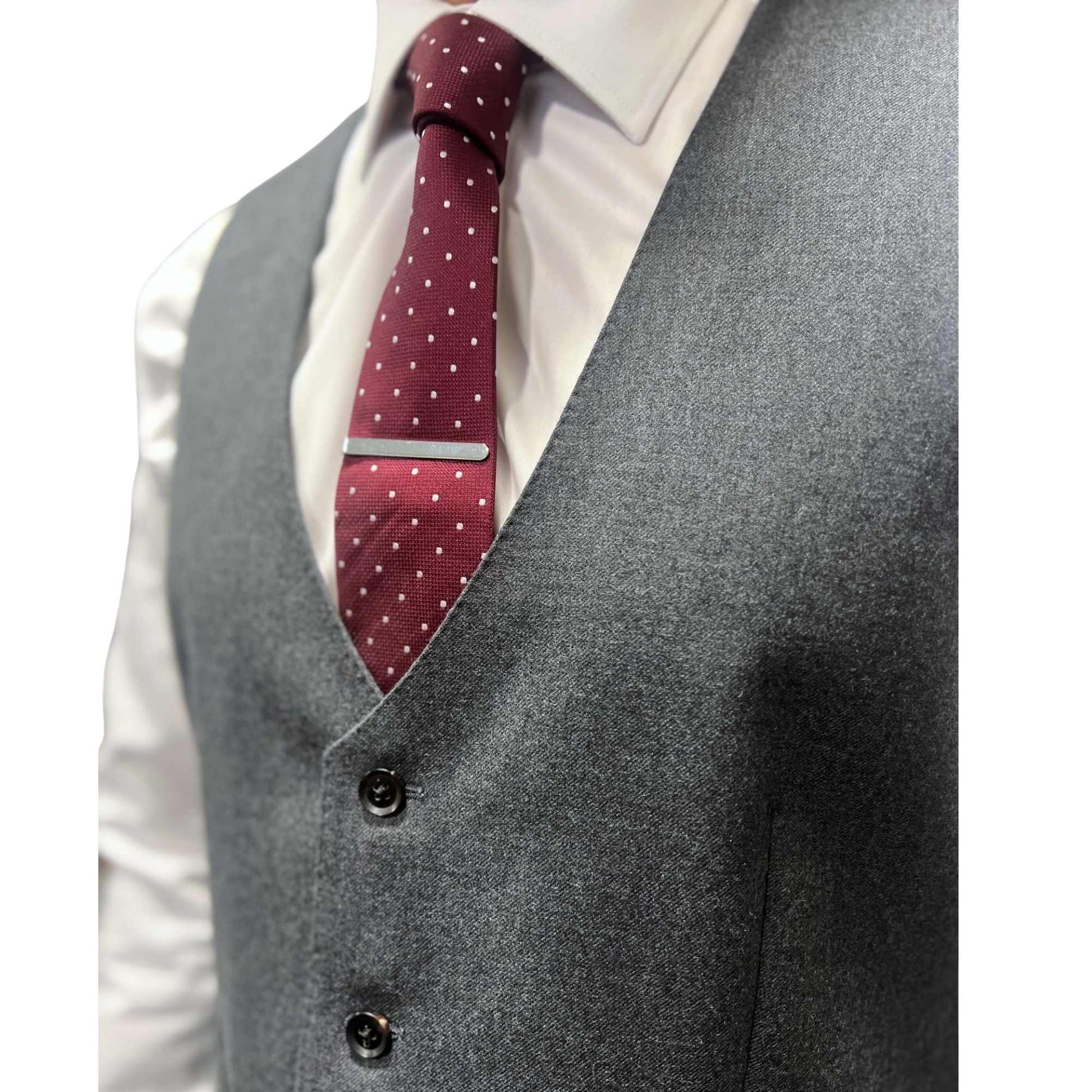 Buy Woven Durham Alfred Brown Wool 3-Piece Suit - Charcoal | Suitss at Woven Durham