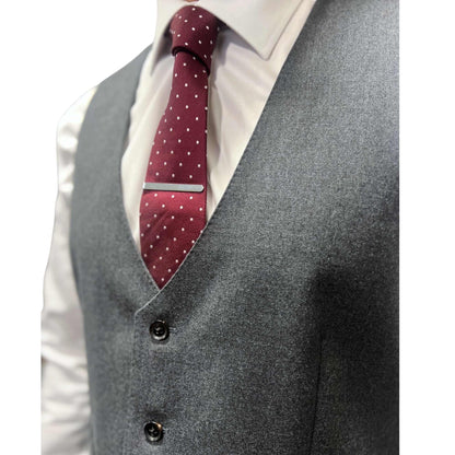 Buy Woven Durham Alfred Brown Wool 3-Piece Suit - Charcoal | Suitss at Woven Durham