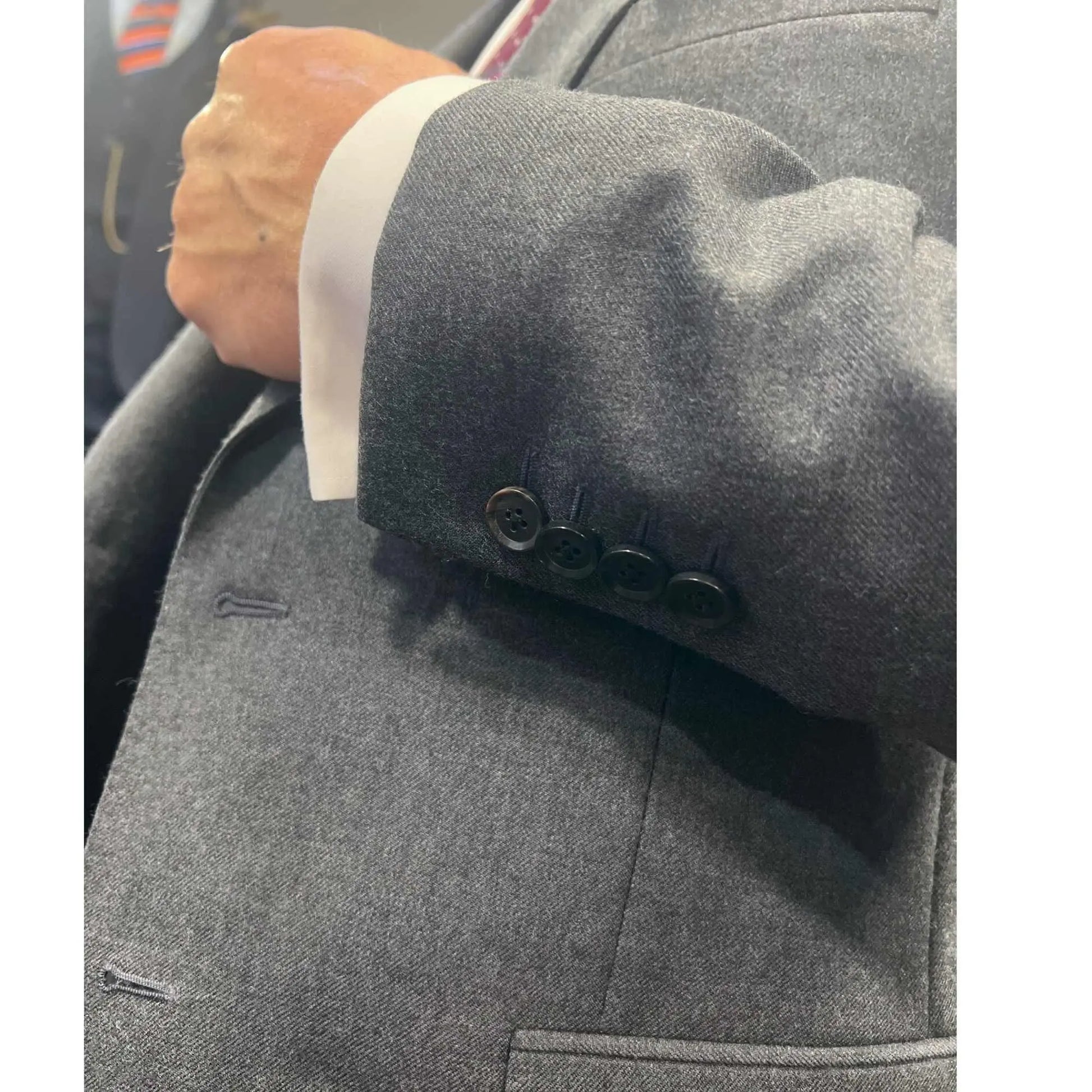 Buy Woven Durham Alfred Brown Wool 3-Piece Suit - Charcoal | Suitss at Woven Durham