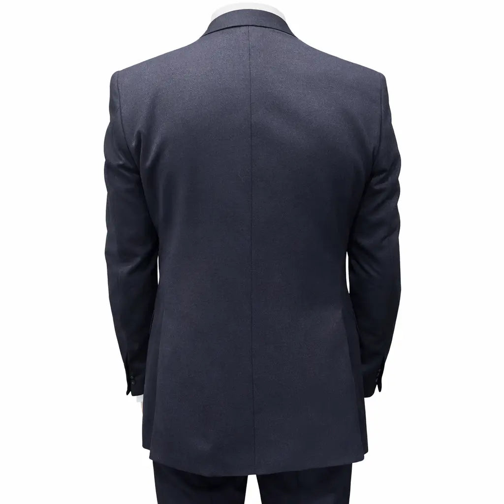 Buy Woven Durham Alfred Brown Wool 3-Piece Suit - Navy | Suitss at Woven Durham