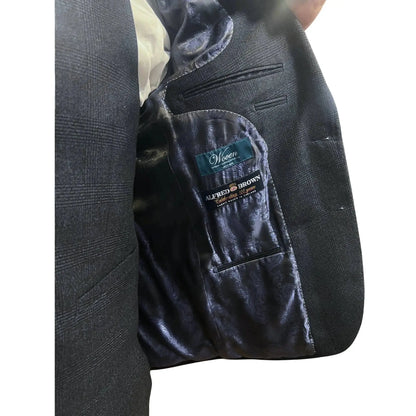 Buy Woven Durham Alfred Brown Wool 3-Piece Suit - Shadow Check | Suitss at Woven Durham
