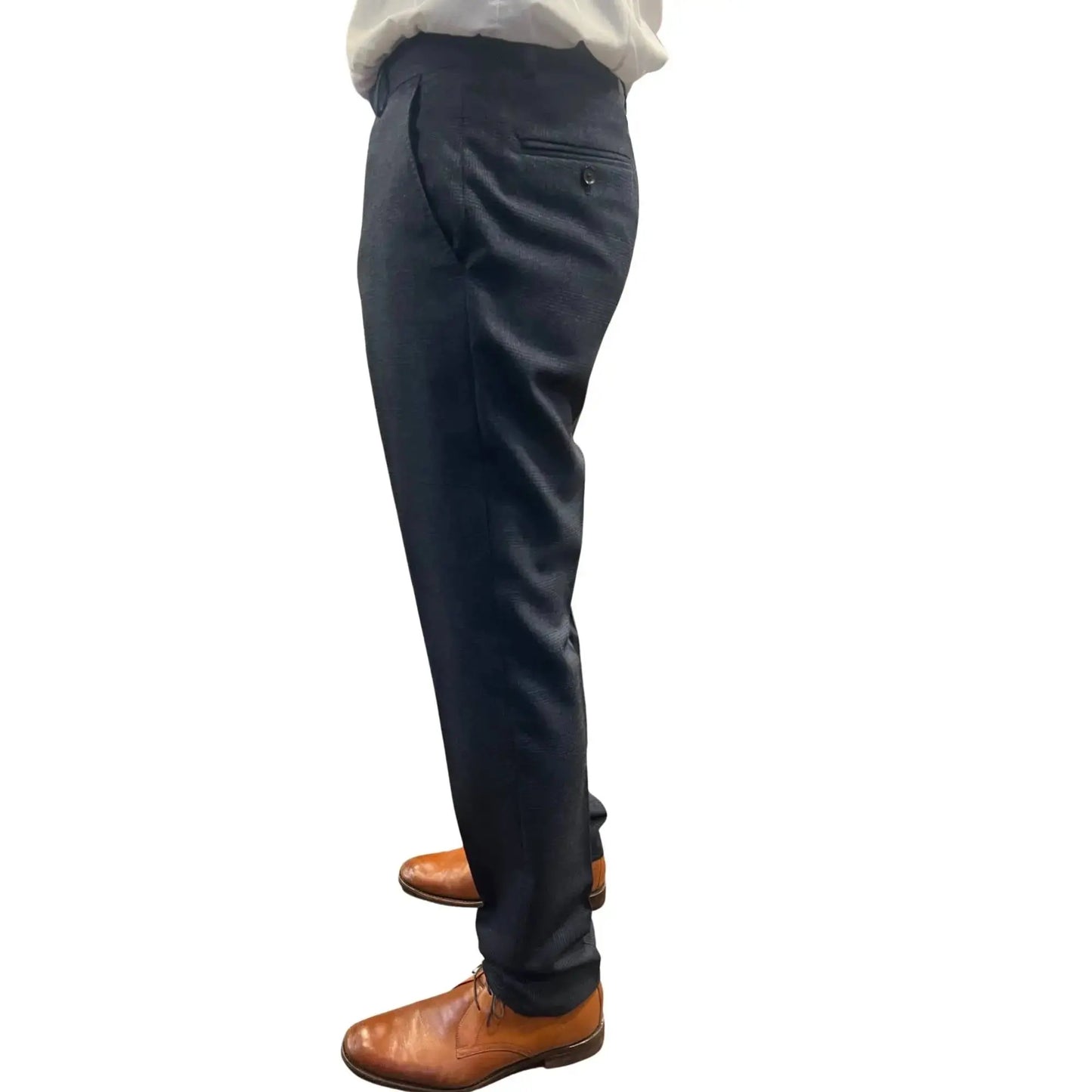 Buy Woven Durham Alfred Brown Wool 3-Piece Suit - Shadow Check | Suitss at Woven Durham