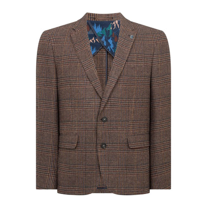 Buy Remus Uomo Alto Check Blazer - Dark Red (Copy) | Blazerss at Woven Durham