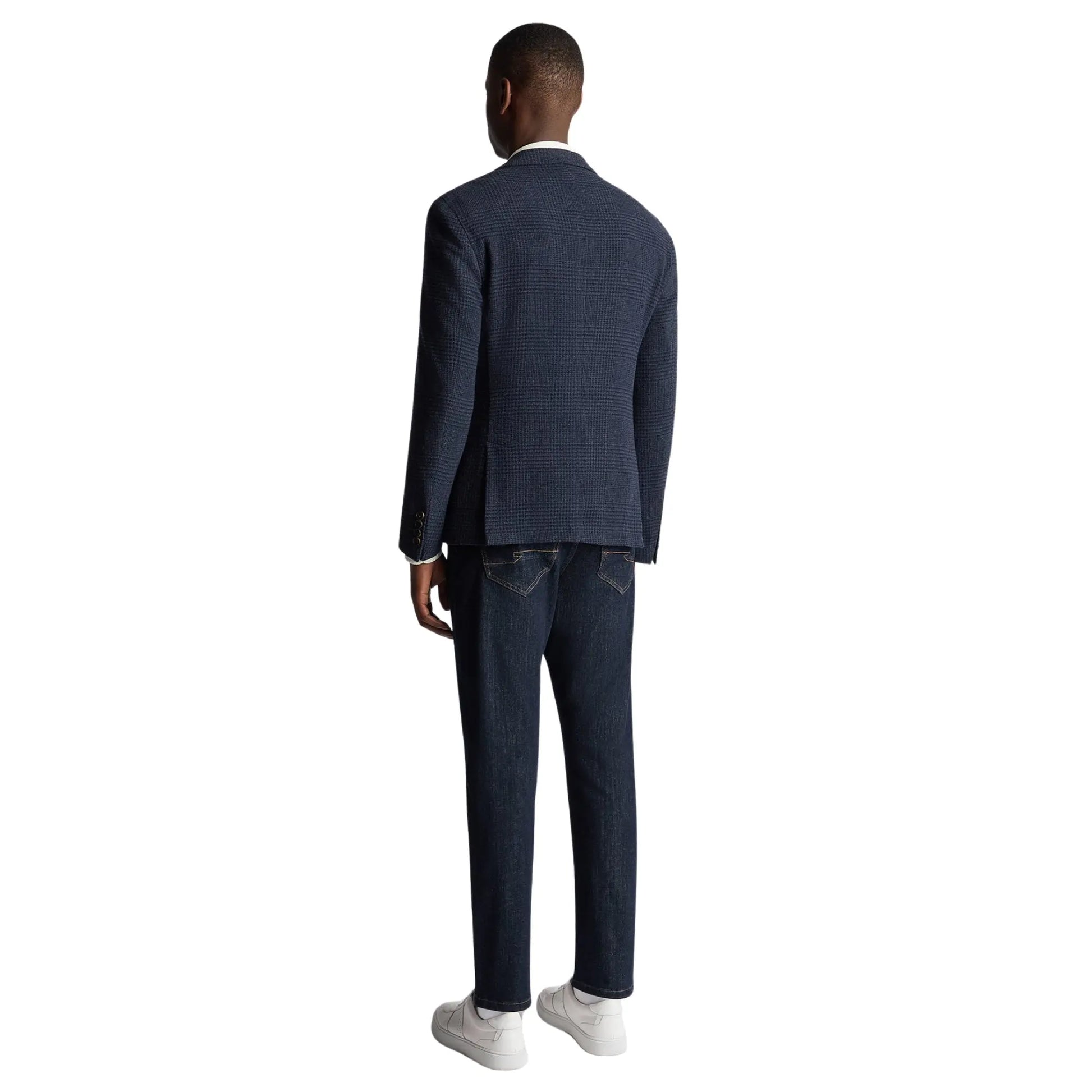 Buy Remus Uomo Alto POW Check Navy Blazer | Blazerss at Woven Durham