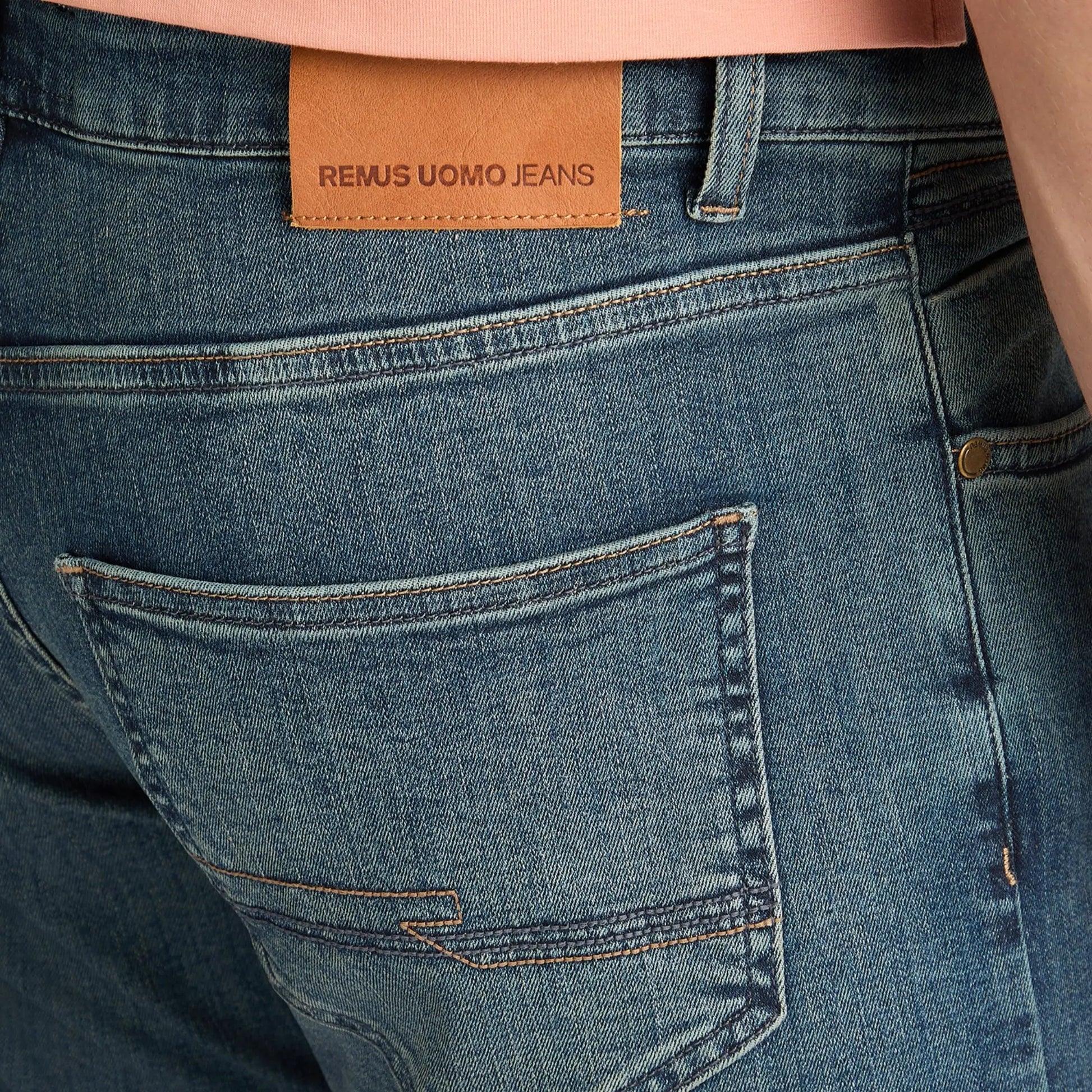 Buy Remus Uomo Apollo Slim Fit Jean - Denim | Jeanss at Woven Durham