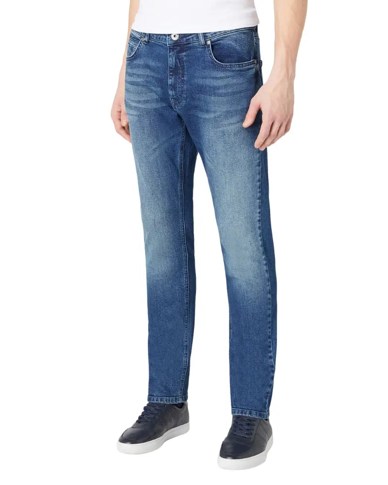 Remus Uomo Apollo Stone Wash Slim Fit Jeans Mid – Woven Retail