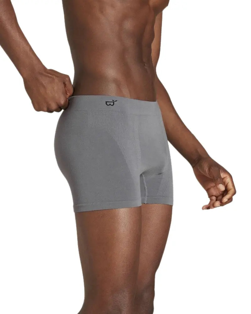 Boody Organic Bamboo Mens Underwear Boxer Shorts Briefs, Black